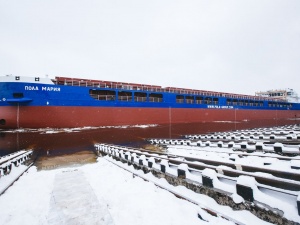 141-метровый сухогруз «Пола Мария» спустили на воду в Сормове