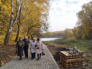 Приокчане оценили обновленные территории Щелоковского хутора