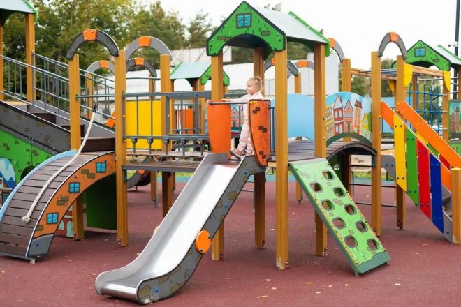 Многофункциональная детская площадка за 18 млн рублей открылась в Выксе - фото 1