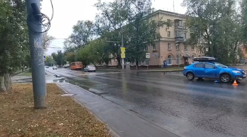 Иномарка сбила велосипедиста в Нижнем Новгороде