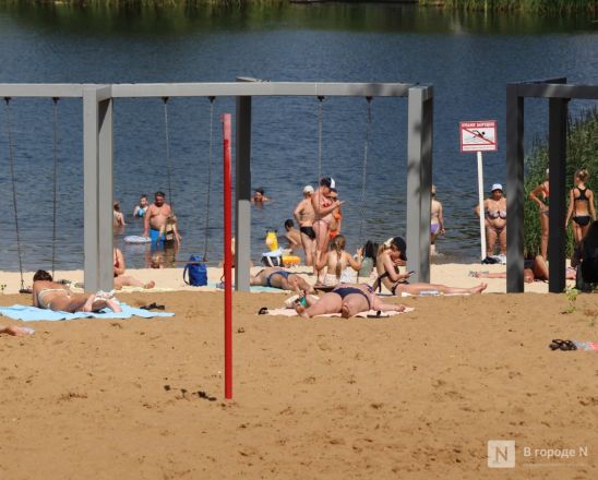 Выживание в жару: фоторепортаж с пляжей Нижнего Новгорода - фото 49