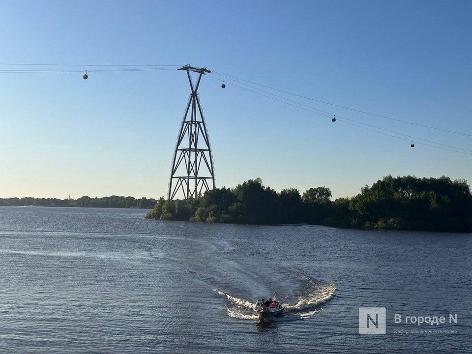 Нижегородская канатная дорога остановила работу из-за непогоды - фото 1