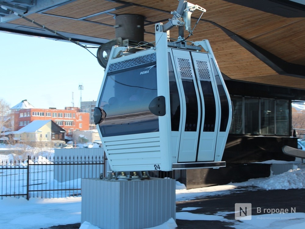 Канатную дорогу в Нижнем Новгороде закрыли вечером 24 ноября - фото 1