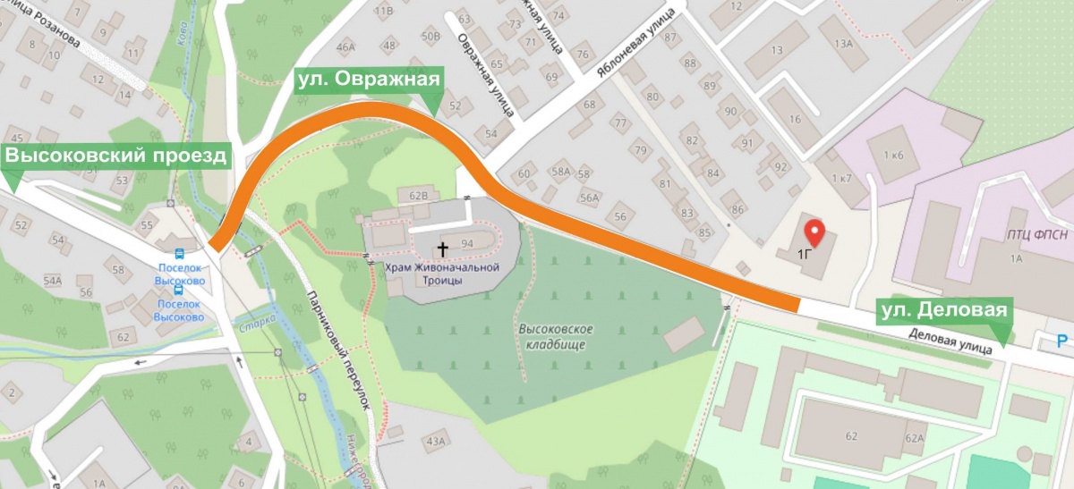 Движение транспорта ограничат у Высоковской церкви в Нижнем Новгороде: схема - фото 1