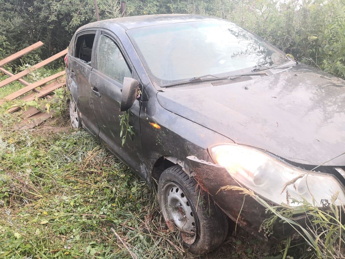 Автомобиль с подростками опрокинулся в кювет в Нижегородской области - фото 1