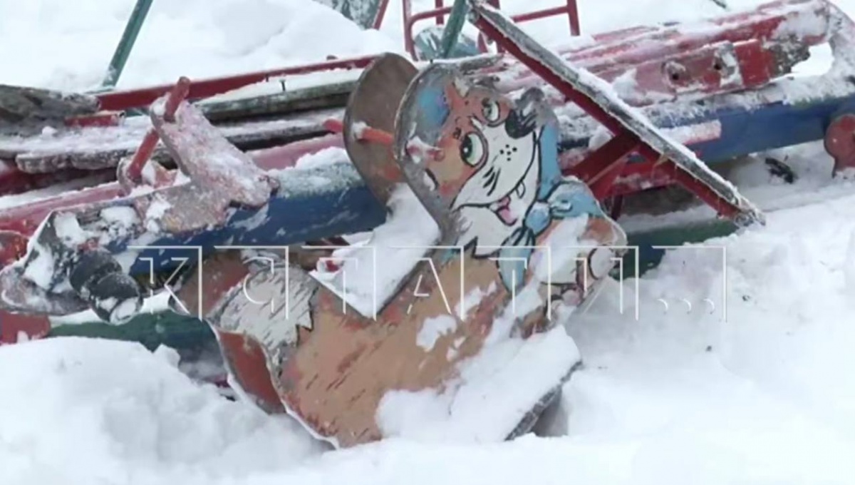 Детскую площадку сносят в Нижнем Новгороде: вместо нее могут построить парковку - фото 1