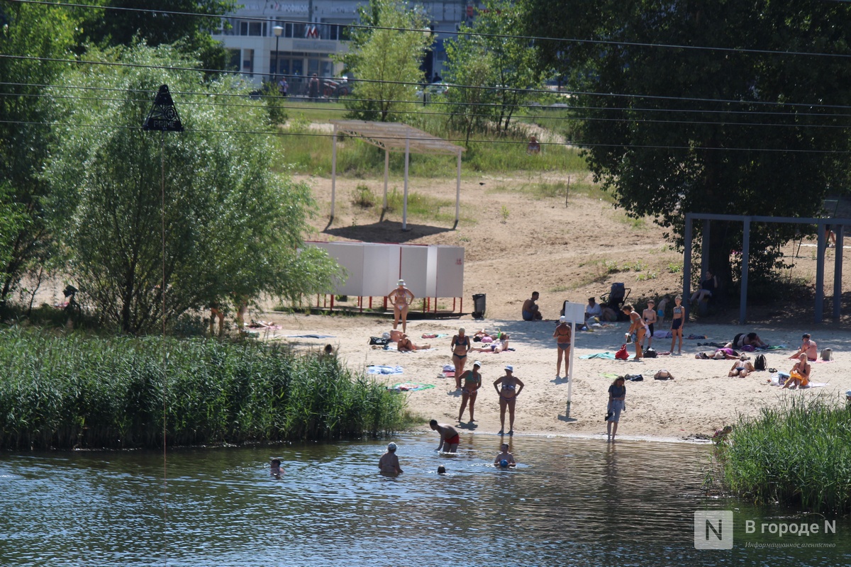 Выживание в жару: фоторепортаж с пляжей Нижнего Новгорода - фото 47