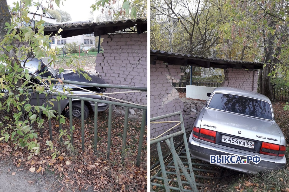 18-летний автомобилист влетел в веранду детского сада в Выксе - фото 1