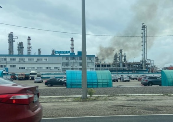 Соцсети: пожар произошел в Восточной промзоне Дзержинска - фото 1