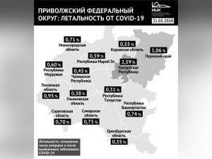 В Нижегородской области выросла летальность от коронавируса