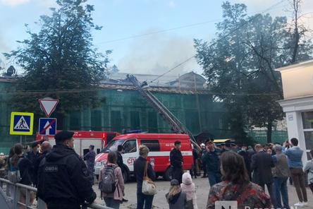 Пожар в Литературном музее в Нижнем Новгороде локализован