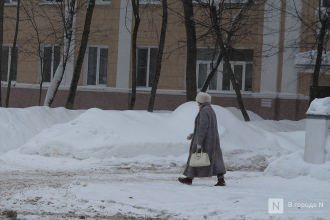 Снежный циклон &laquo;Валли&raquo; обрушился на Нижний Новгород: фоторепортаж - фото 12