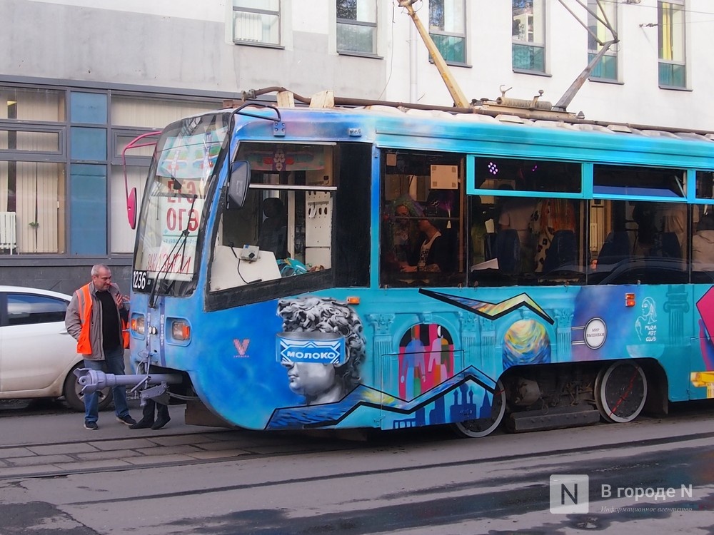 Первый в России &laquo;Арт-трамвай&raquo; запустили в Нижнем Новгороде - фото 1