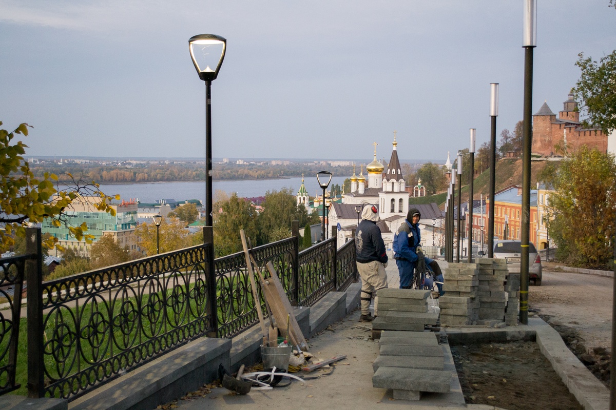 Шалабаев: Сейчас главная задача подрядчика &mdash; сделать пешеходную зону на улице Минина - фото 1